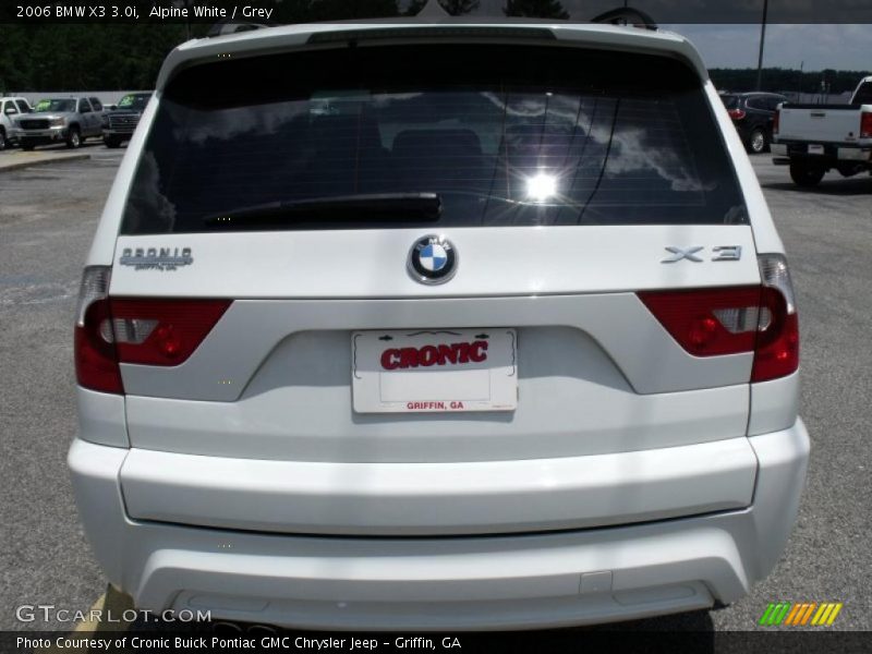 Alpine White / Grey 2006 BMW X3 3.0i