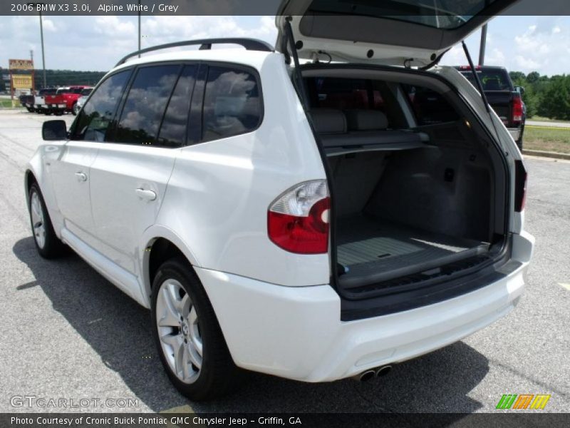 Alpine White / Grey 2006 BMW X3 3.0i