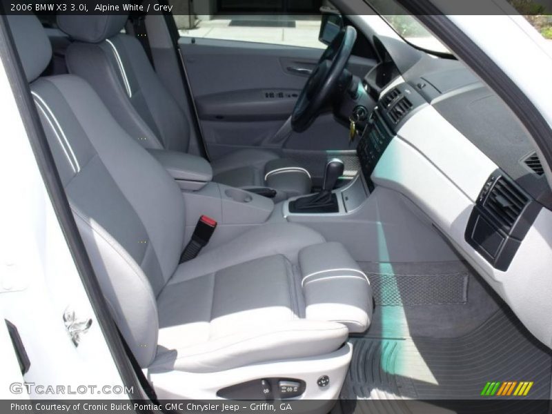 Alpine White / Grey 2006 BMW X3 3.0i