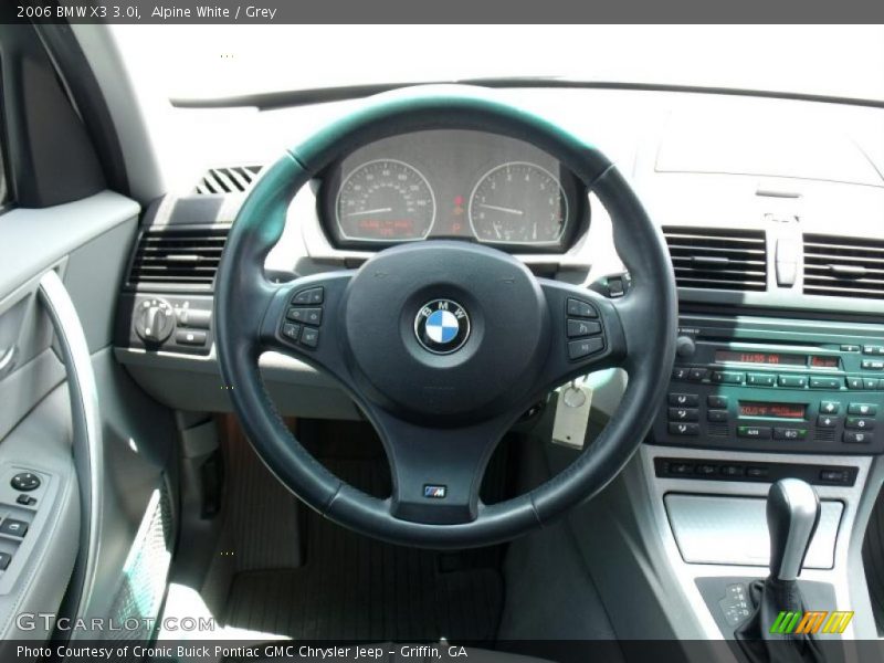 Alpine White / Grey 2006 BMW X3 3.0i