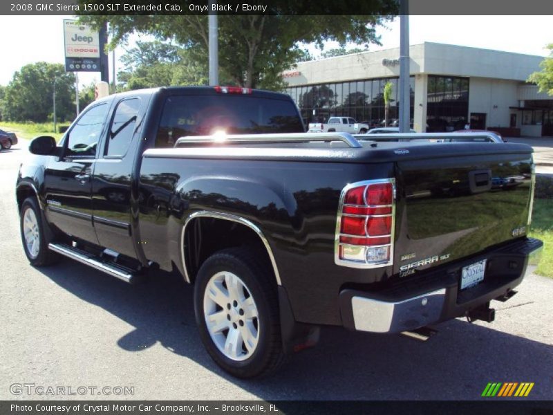 Onyx Black / Ebony 2008 GMC Sierra 1500 SLT Extended Cab