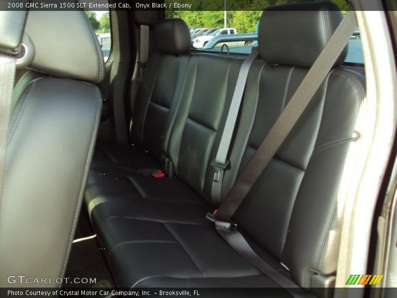 Onyx Black / Ebony 2008 GMC Sierra 1500 SLT Extended Cab