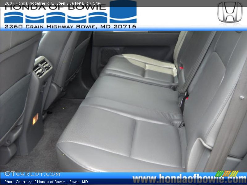Steel Blue Metallic / Gray 2007 Honda Ridgeline RTL