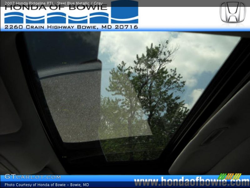 Steel Blue Metallic / Gray 2007 Honda Ridgeline RTL