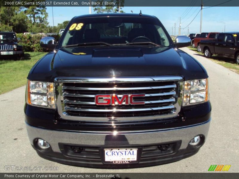 Onyx Black / Ebony 2008 GMC Sierra 1500 SLT Extended Cab