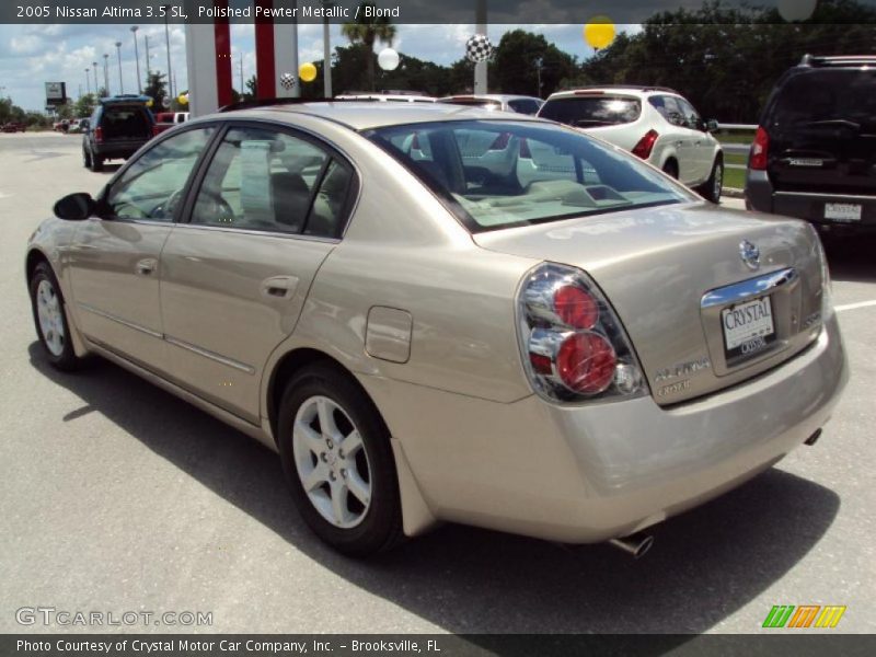 Polished Pewter Metallic / Blond 2005 Nissan Altima 3.5 SL