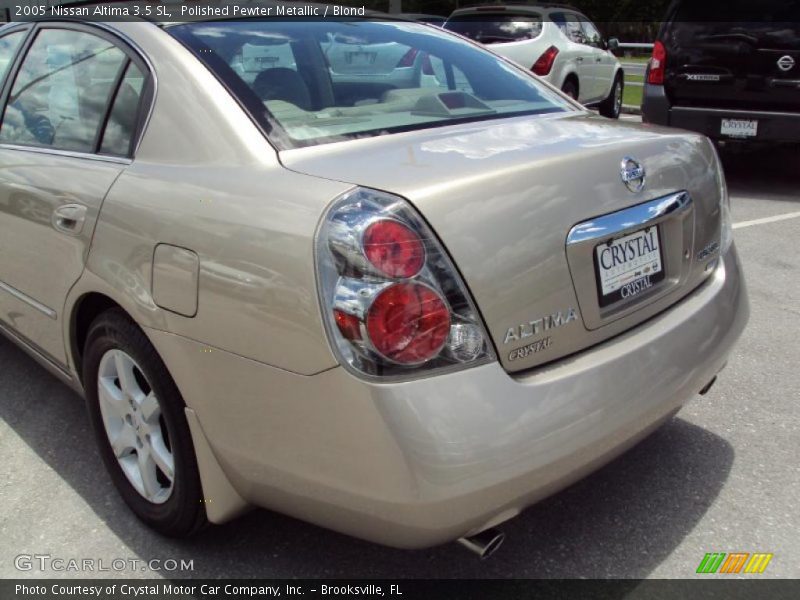 Polished Pewter Metallic / Blond 2005 Nissan Altima 3.5 SL