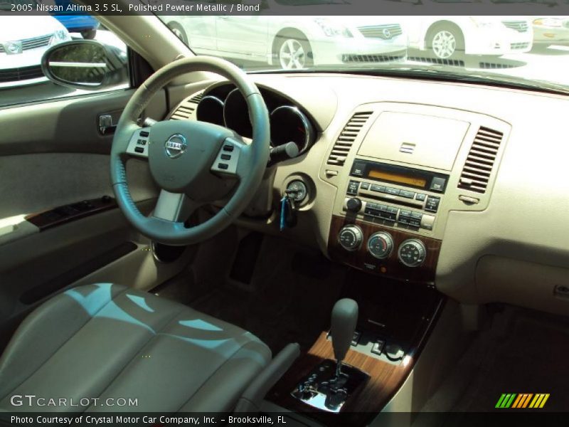 Polished Pewter Metallic / Blond 2005 Nissan Altima 3.5 SL