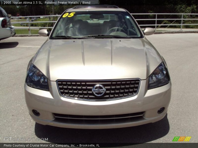 Polished Pewter Metallic / Blond 2005 Nissan Altima 3.5 SL