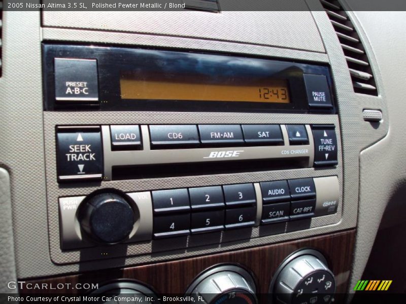 Polished Pewter Metallic / Blond 2005 Nissan Altima 3.5 SL