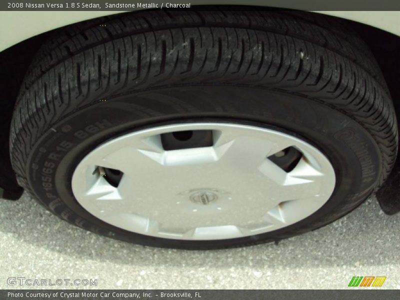 Sandstone Metallic / Charcoal 2008 Nissan Versa 1.8 S Sedan