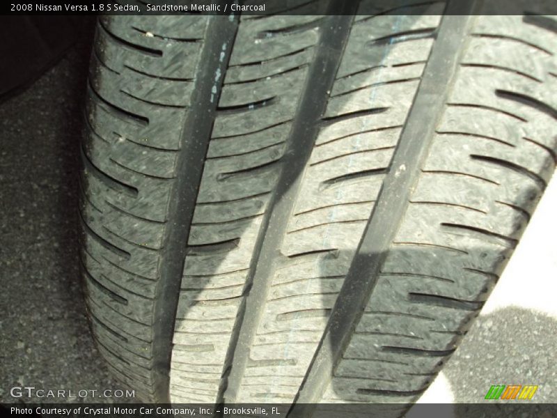 Sandstone Metallic / Charcoal 2008 Nissan Versa 1.8 S Sedan