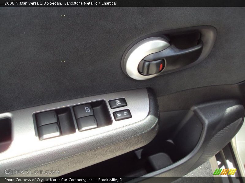 Sandstone Metallic / Charcoal 2008 Nissan Versa 1.8 S Sedan