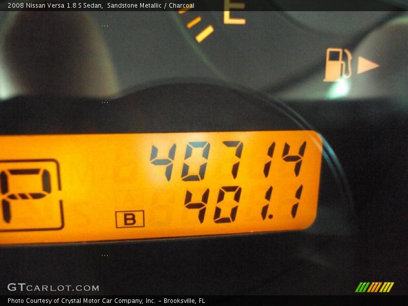Sandstone Metallic / Charcoal 2008 Nissan Versa 1.8 S Sedan