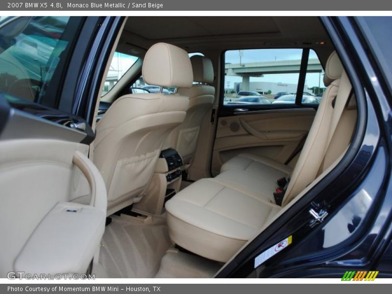 Monaco Blue Metallic / Sand Beige 2007 BMW X5 4.8i