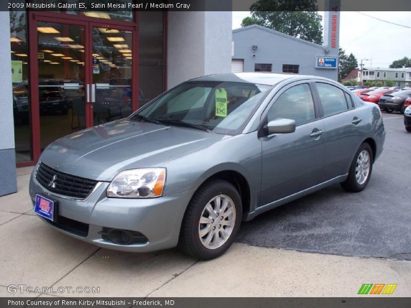 Satin Meisai Pearl / Medium Gray 2009 Mitsubishi Galant ES