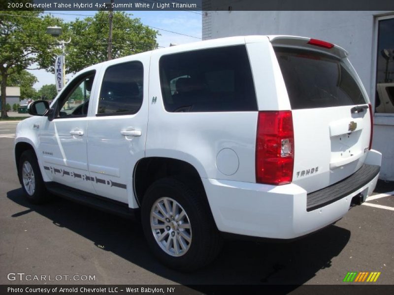 Summit White / Light Titanium 2009 Chevrolet Tahoe Hybrid 4x4