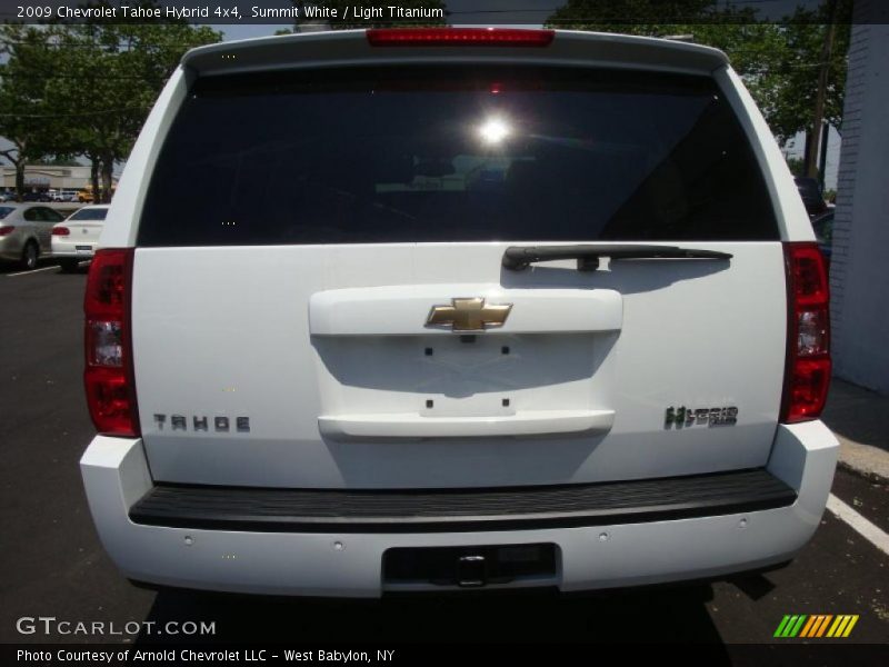 Summit White / Light Titanium 2009 Chevrolet Tahoe Hybrid 4x4