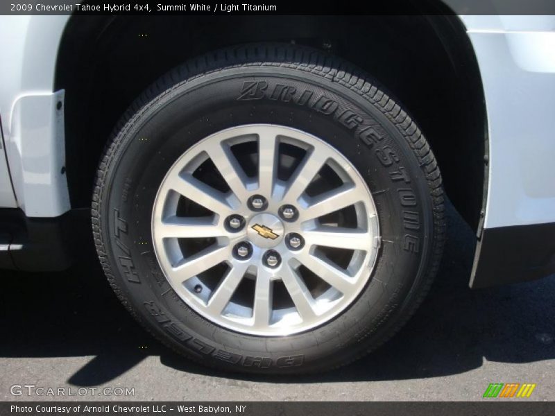 Summit White / Light Titanium 2009 Chevrolet Tahoe Hybrid 4x4