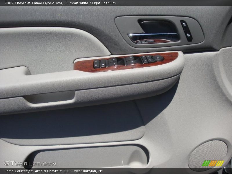 Summit White / Light Titanium 2009 Chevrolet Tahoe Hybrid 4x4