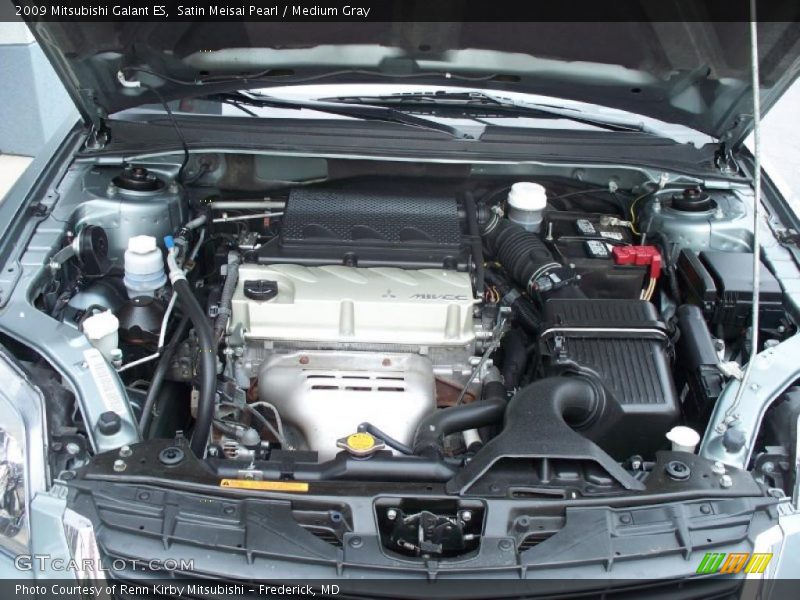Satin Meisai Pearl / Medium Gray 2009 Mitsubishi Galant ES
