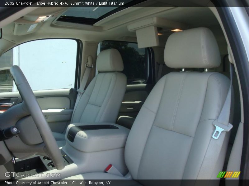 Summit White / Light Titanium 2009 Chevrolet Tahoe Hybrid 4x4
