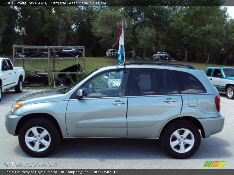 Everglade Green Metallic / Taupe 2004 Toyota RAV4 4WD