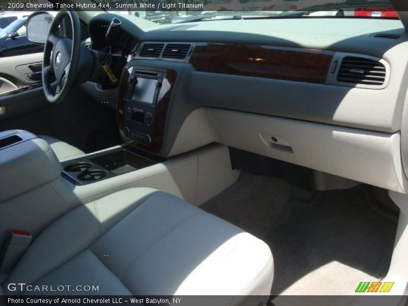 Summit White / Light Titanium 2009 Chevrolet Tahoe Hybrid 4x4