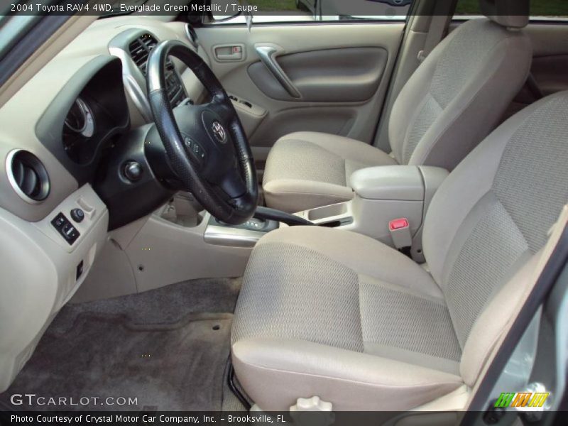 Everglade Green Metallic / Taupe 2004 Toyota RAV4 4WD