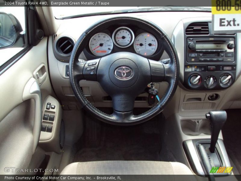 Everglade Green Metallic / Taupe 2004 Toyota RAV4 4WD