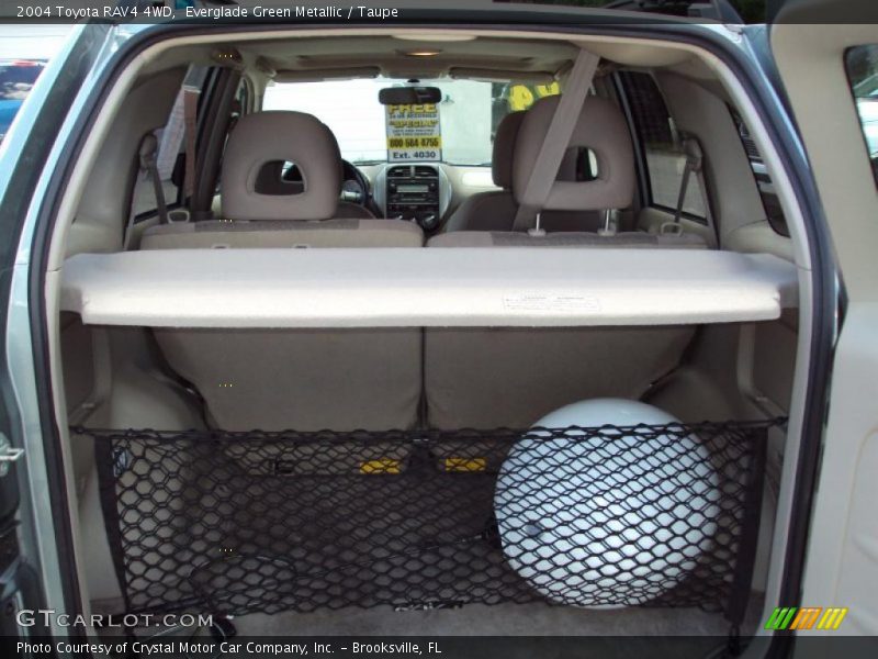 Everglade Green Metallic / Taupe 2004 Toyota RAV4 4WD