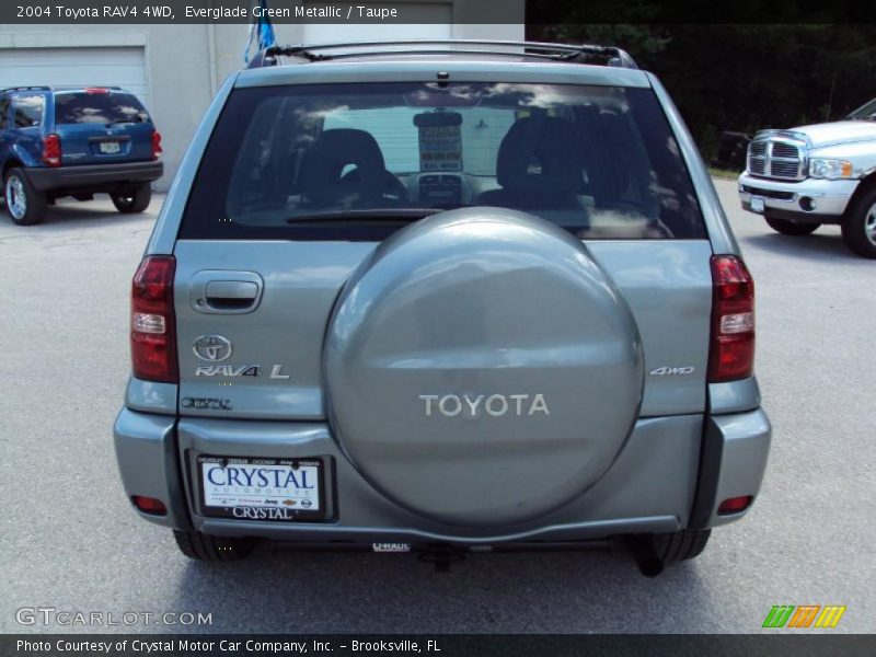 Everglade Green Metallic / Taupe 2004 Toyota RAV4 4WD