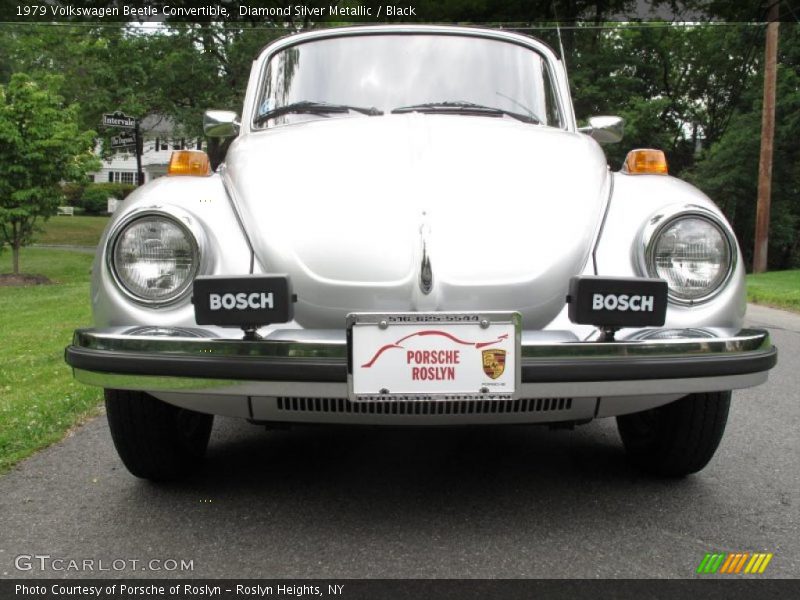Diamond Silver Metallic / Black 1979 Volkswagen Beetle Convertible
