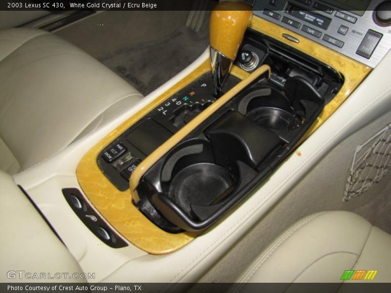 White Gold Crystal / Ecru Beige 2003 Lexus SC 430