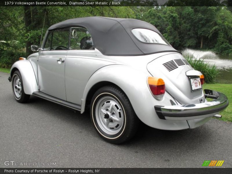 Diamond Silver Metallic / Black 1979 Volkswagen Beetle Convertible