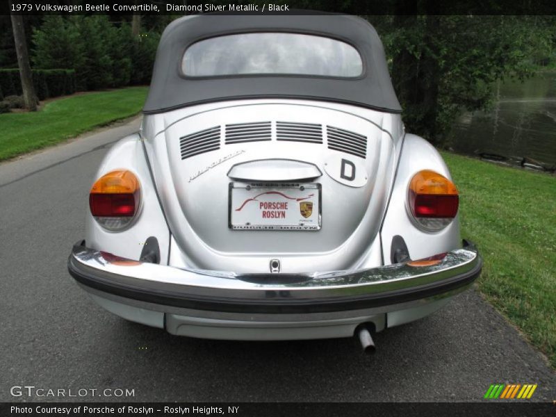 Diamond Silver Metallic / Black 1979 Volkswagen Beetle Convertible