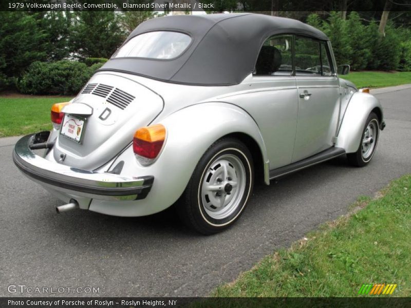 Diamond Silver Metallic / Black 1979 Volkswagen Beetle Convertible