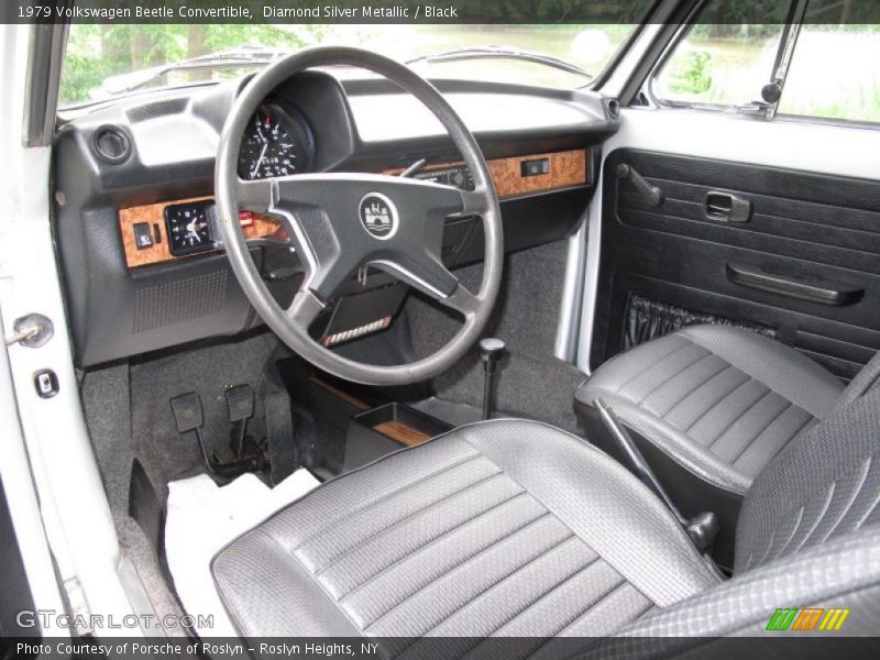 Diamond Silver Metallic / Black 1979 Volkswagen Beetle Convertible