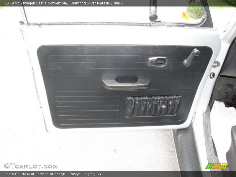 Diamond Silver Metallic / Black 1979 Volkswagen Beetle Convertible