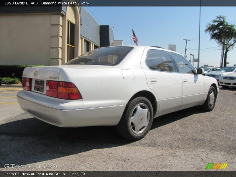 Diamond White Pearl / Ivory 1998 Lexus LS 400