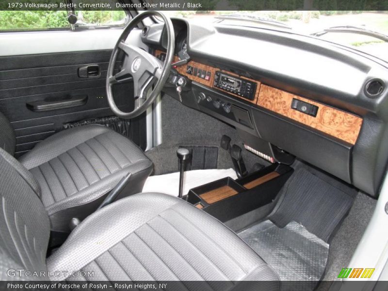 Diamond Silver Metallic / Black 1979 Volkswagen Beetle Convertible
