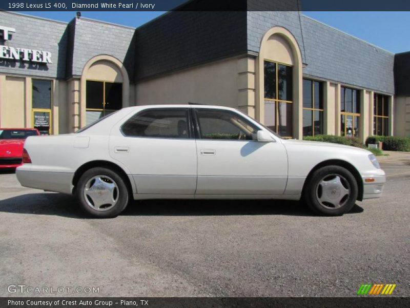 Diamond White Pearl / Ivory 1998 Lexus LS 400
