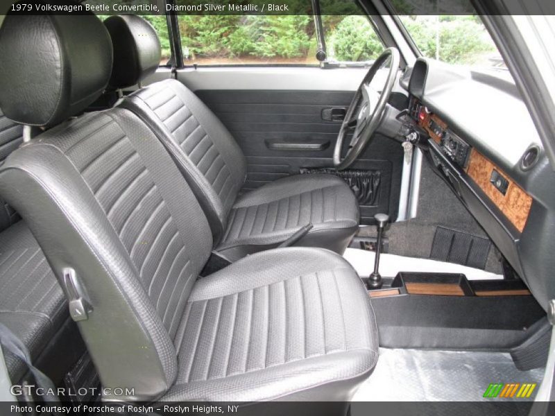 Diamond Silver Metallic / Black 1979 Volkswagen Beetle Convertible