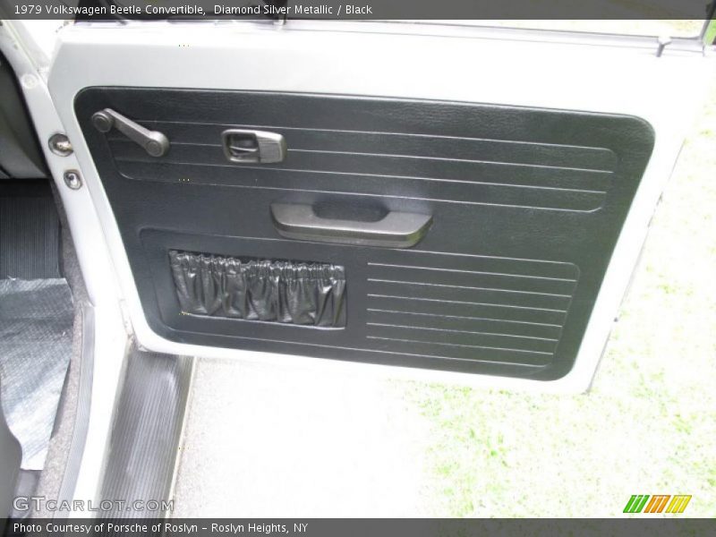 Diamond Silver Metallic / Black 1979 Volkswagen Beetle Convertible