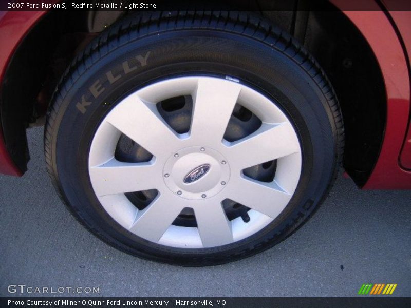 Redfire Metallic / Light Stone 2007 Ford Fusion S