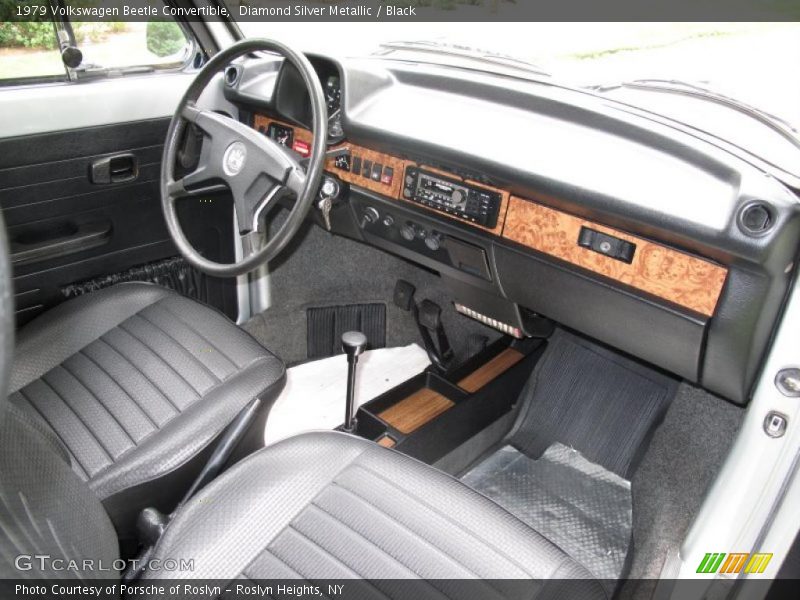 Diamond Silver Metallic / Black 1979 Volkswagen Beetle Convertible