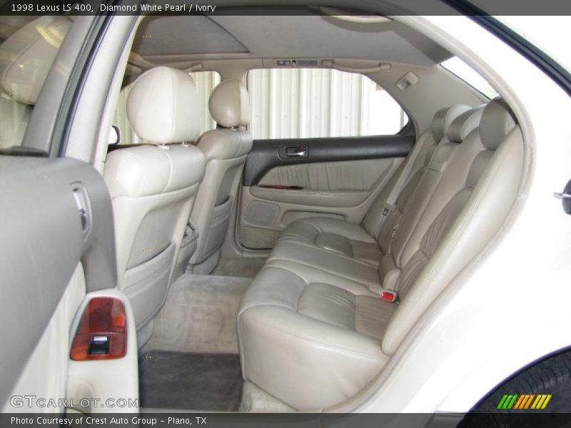 Diamond White Pearl / Ivory 1998 Lexus LS 400