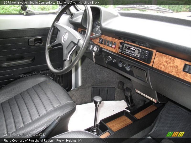 Diamond Silver Metallic / Black 1979 Volkswagen Beetle Convertible