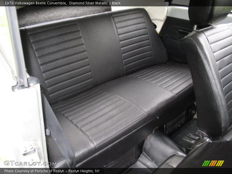Diamond Silver Metallic / Black 1979 Volkswagen Beetle Convertible