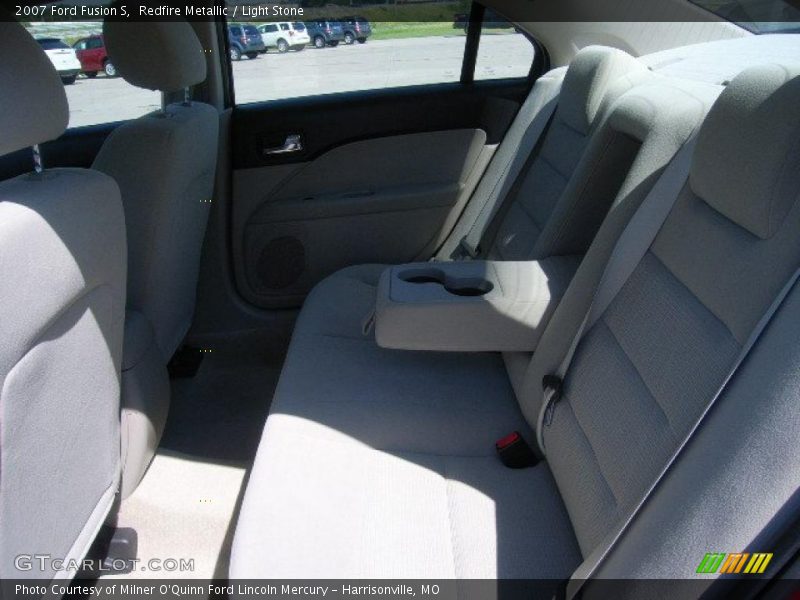 Redfire Metallic / Light Stone 2007 Ford Fusion S